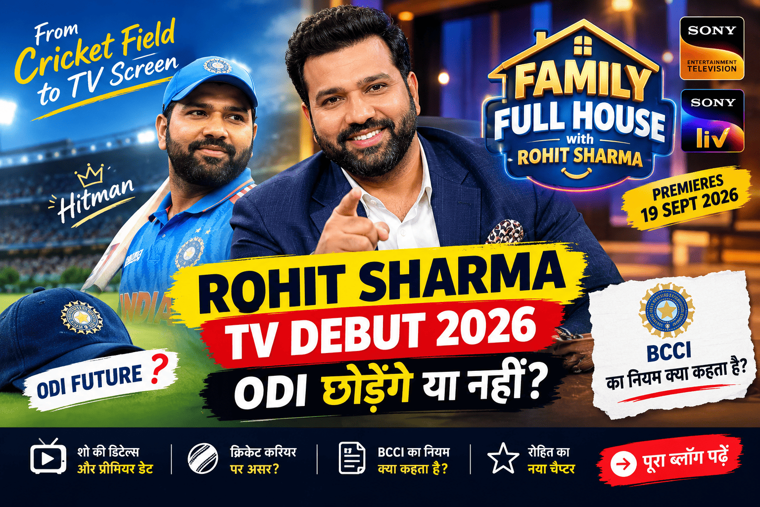 Rohit Sharma TV Debut 2026: BCCI Rule Explained