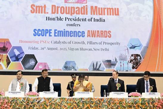 SCOPE Eminence Awards: President Droupadi Murmu Honours PSEs