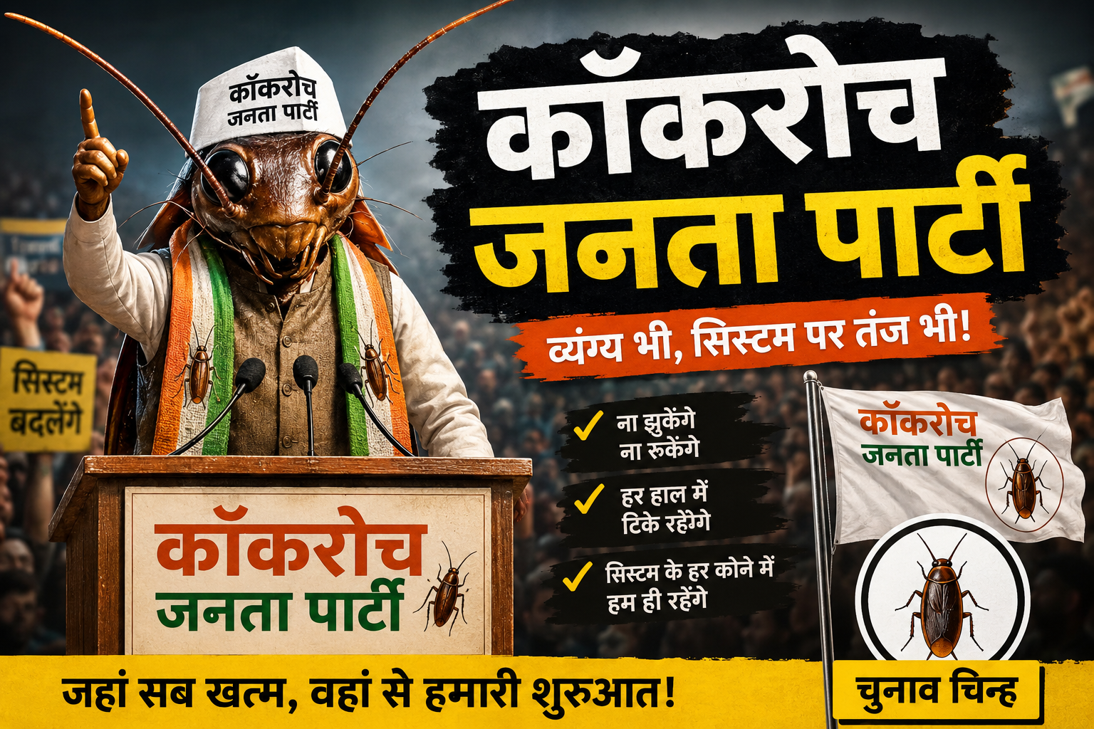 Cockroach Janta Party Meme Trend 2026: