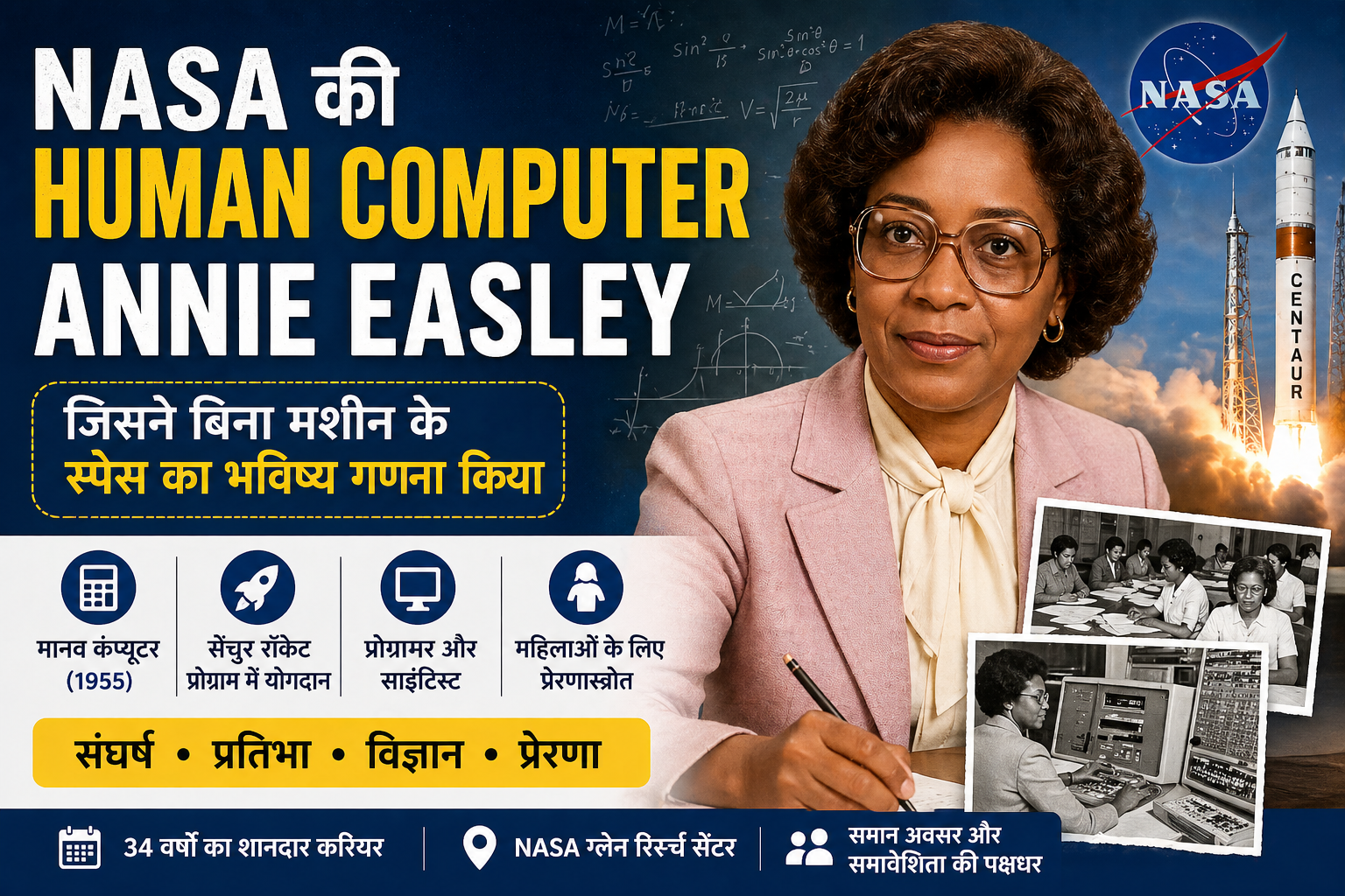 Annie Easley: NASA की Human Computer जिसने बिना मशीन के स्पेस का भविष्य बदला