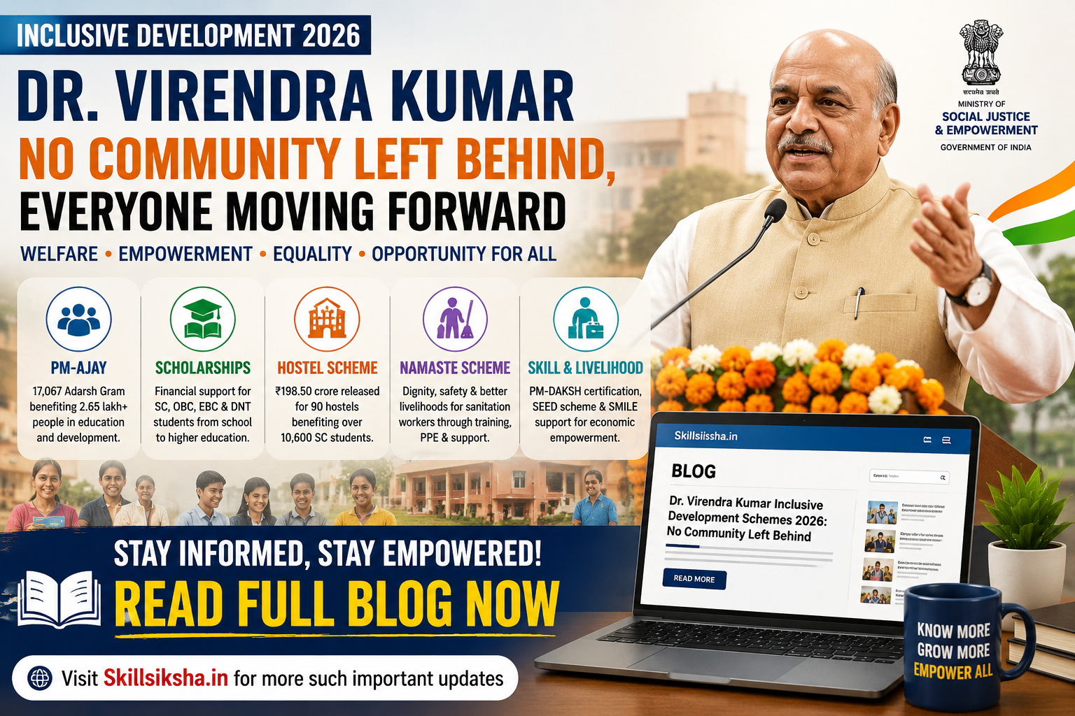 Dr Virendra Kumar Inclusive Development Schemes 2026