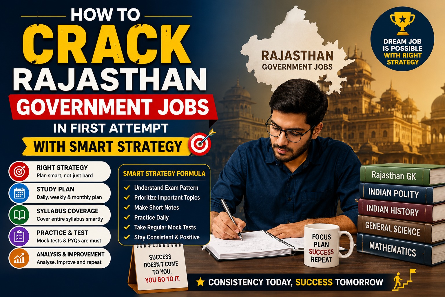 How to Crack Rajasthan Government Jobs in First Attempt with Smart Strategy