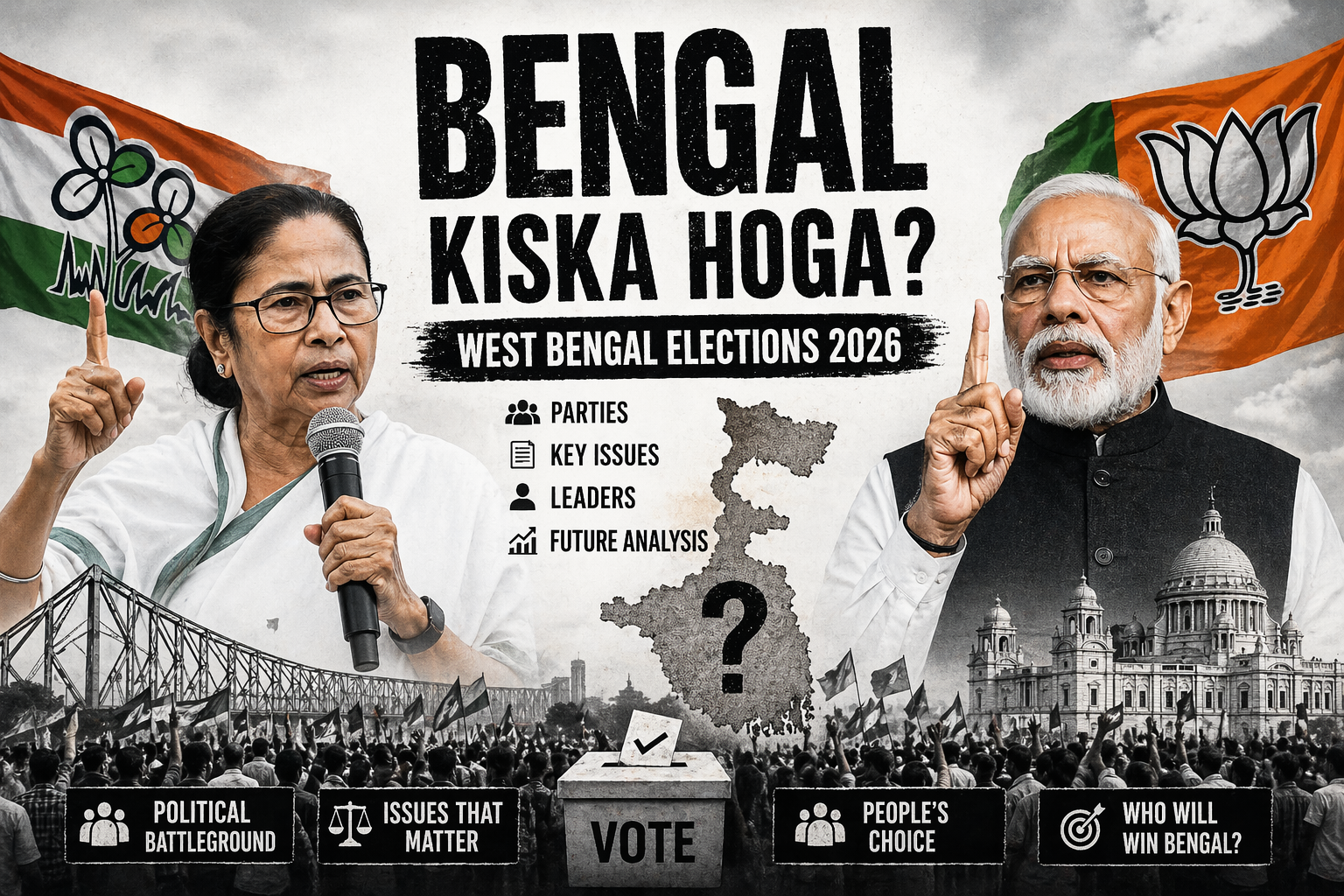 West Bengal Elections 2026: Politics, Parties, Issues & Future Analysis