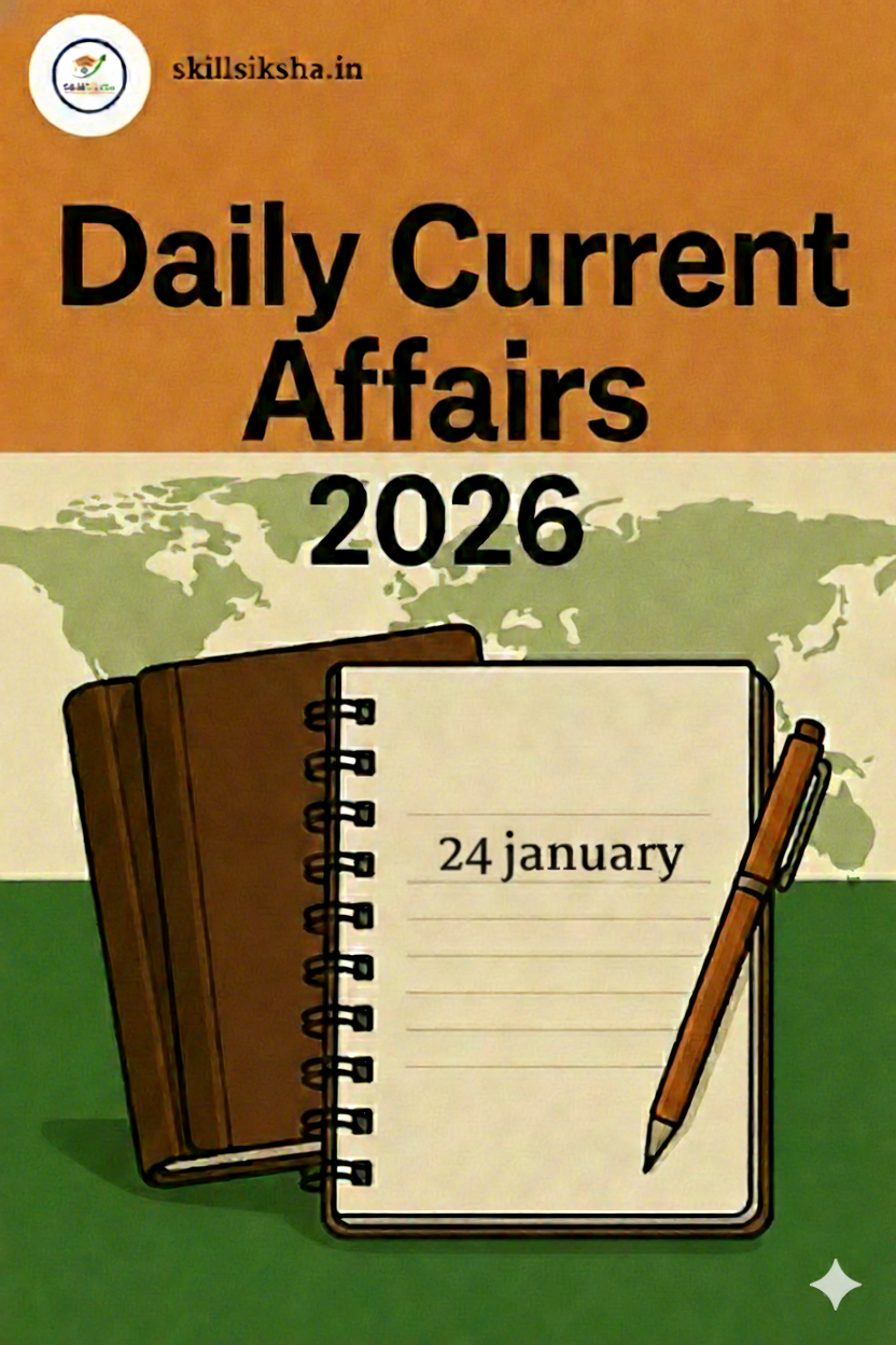 24 January 2026 Current Affairs in Hindi & English | Today GK Questions
