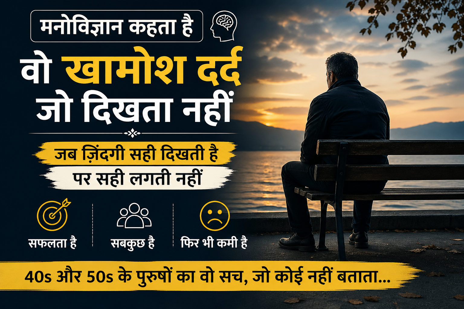 वो खामोश दर्द जो दिखता नहीं: जब ज़िंदगी सही दिखती है पर सही लगती नहीं
