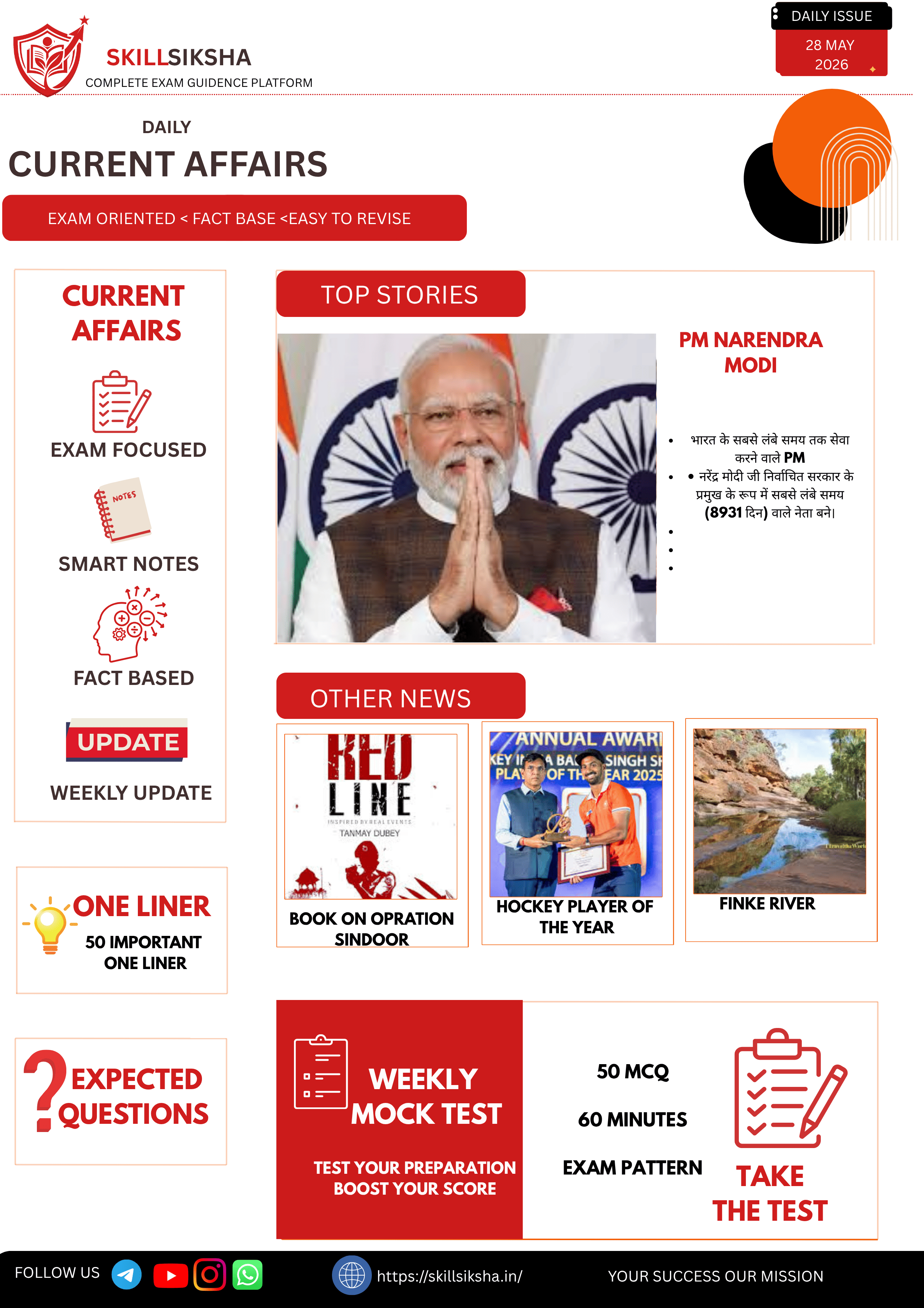 28 MAY 2026 CURRENT AFFAIRS MAGAZINE DAILY ADDITION