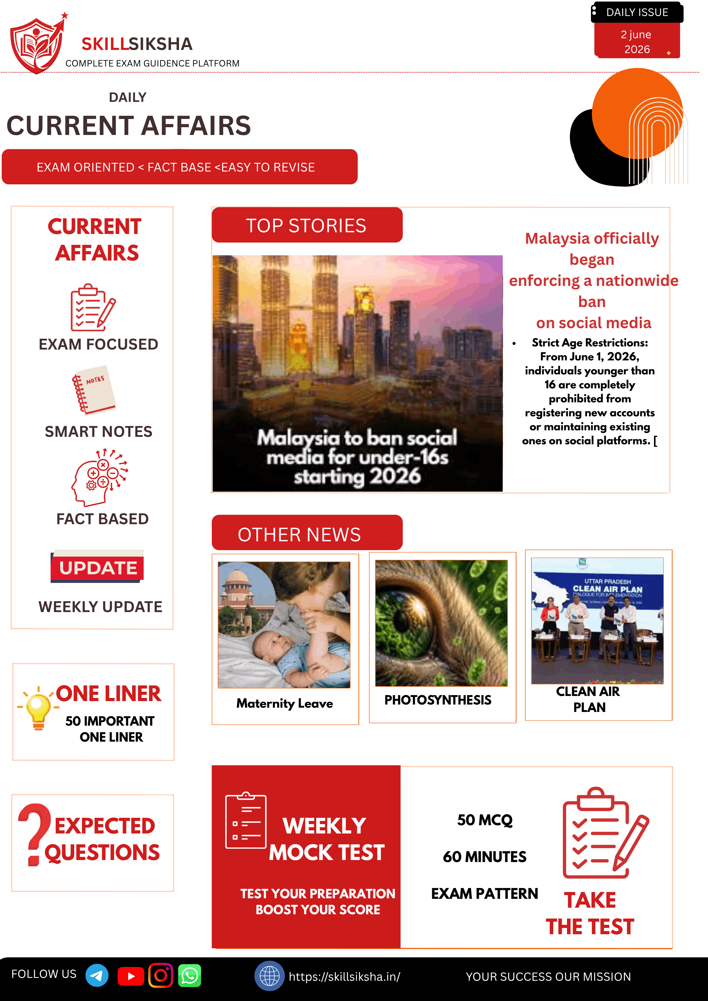 2 JUNE 2026 DAILY CURRENT AFFAIRS MAGAZINE