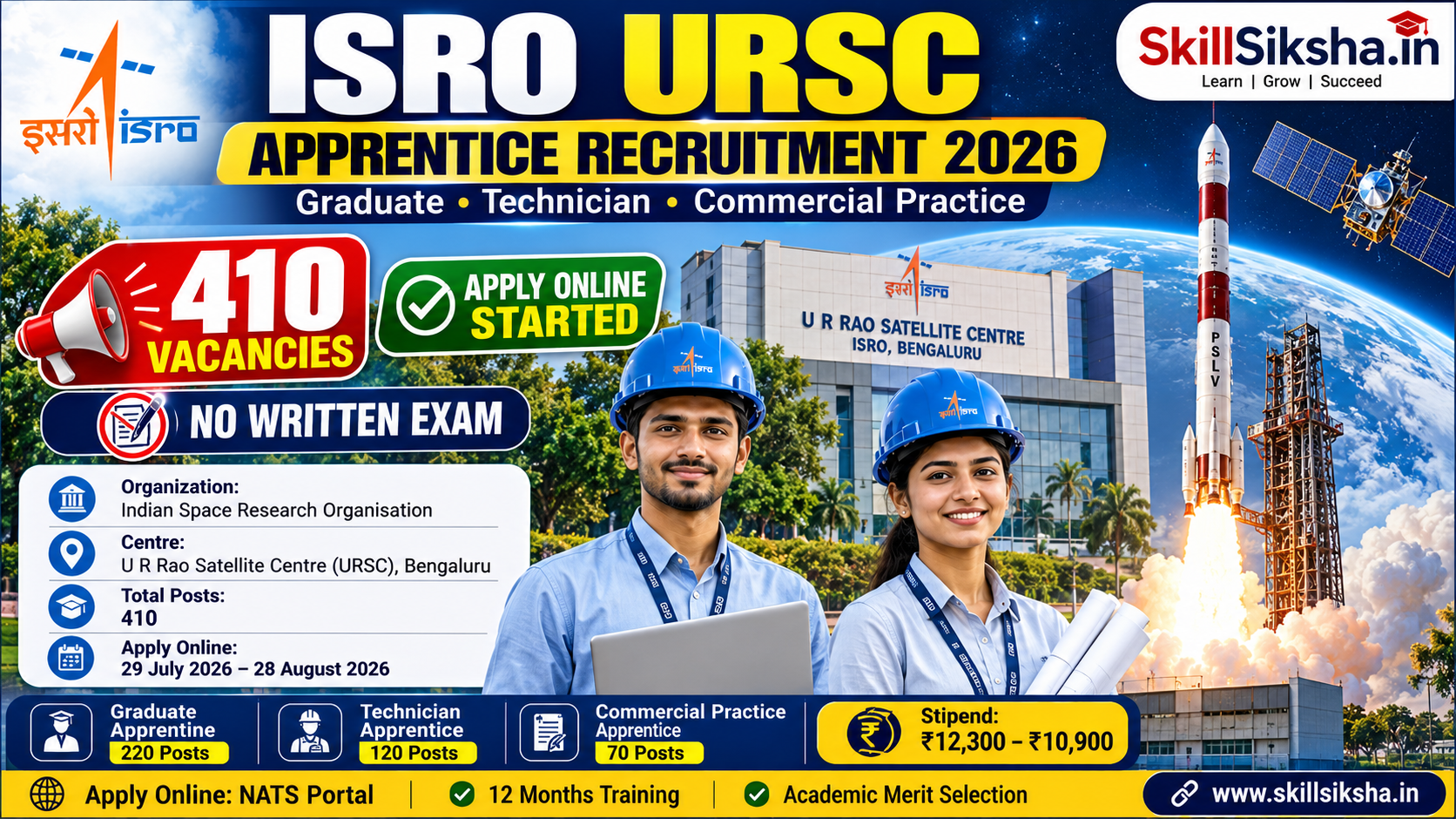 ISRO URSC Apprentice Recruitment Banner.png