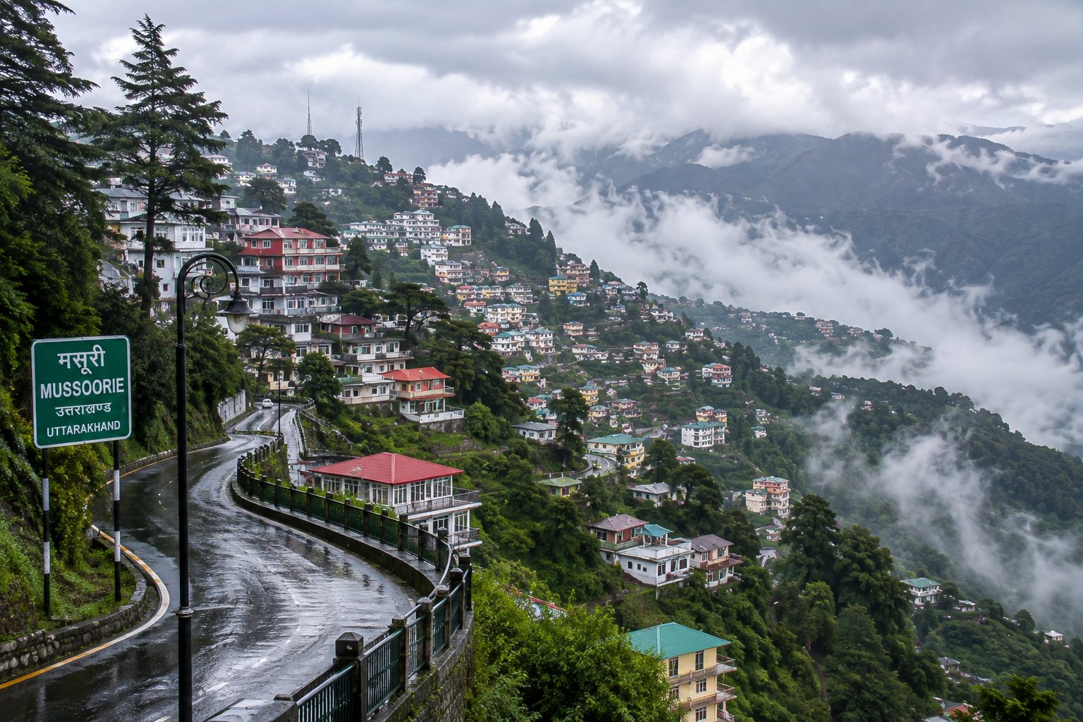 Misty Mussoorie Hill Town Vista.png